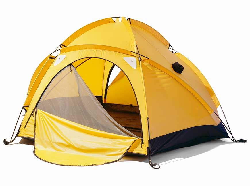 Yellow tent